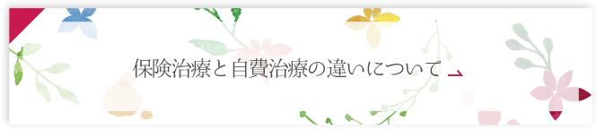 保険治療と自費治療の違いについて